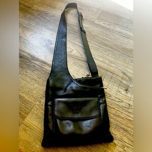 KS Leather crossbody bag